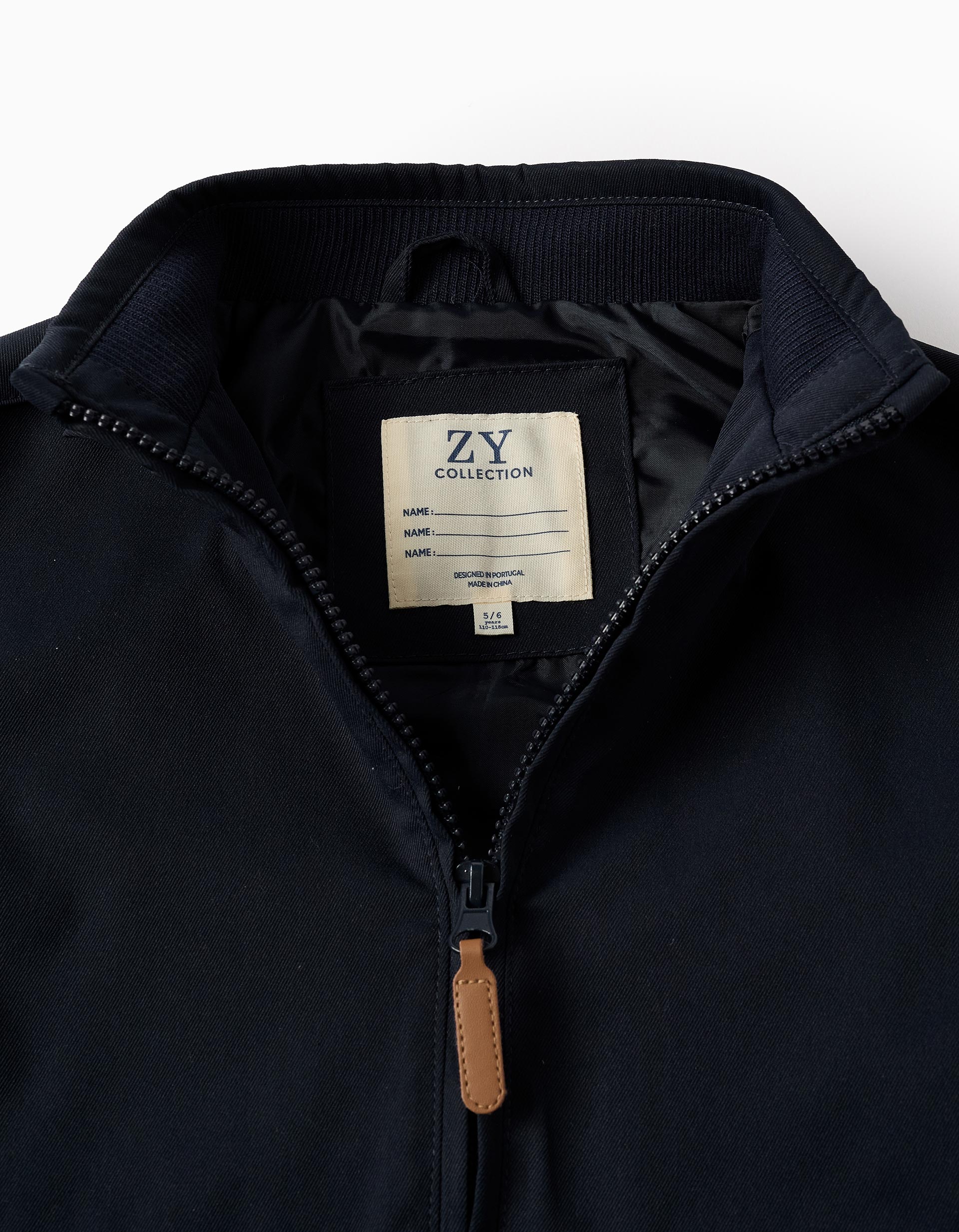 Chaqueta con Capucha Desmontable para Niño, Azul Oscuro