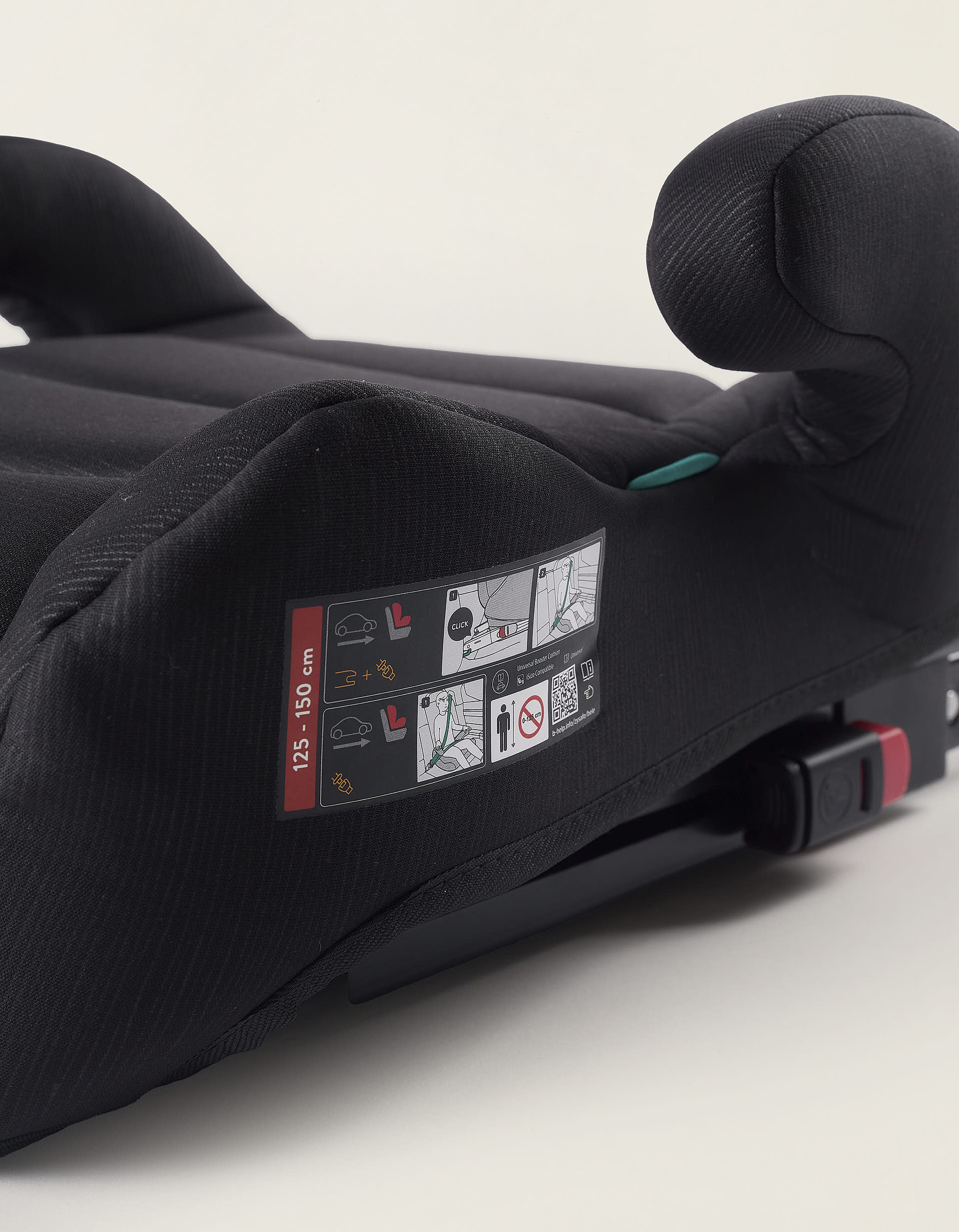 Assento Auto Elevatório I-Size Primecare Isofix ZY Safe, Black