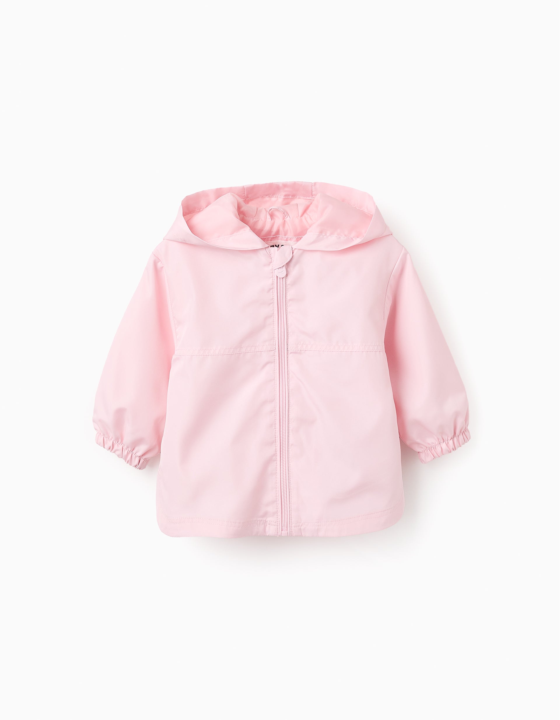 Casaco Corta-Vento com Capuz para Bebé Menina, Rosa