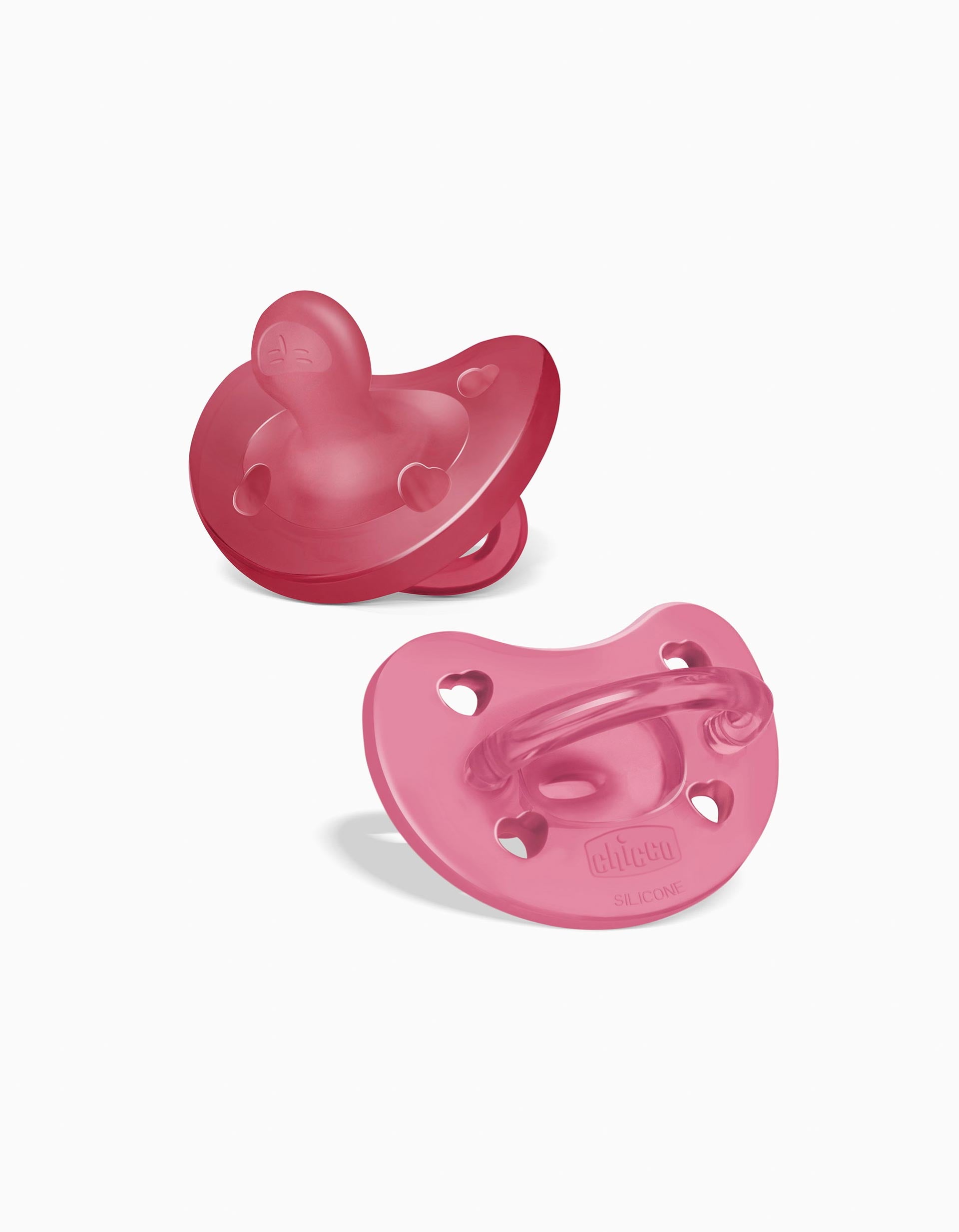 2 Chicco Physio Soft Soothers 16-36M, Pink