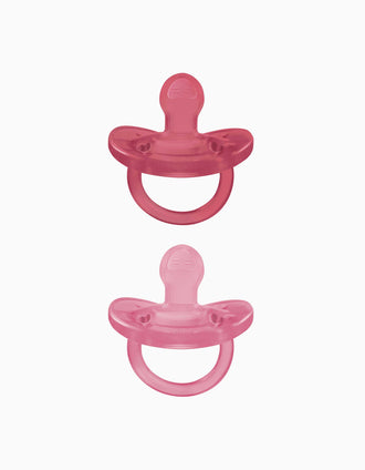 2 Chicco Physio Soft Soothers 16-36M, Pink