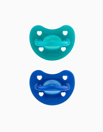 2 Chicco Physio Soft Soothers 16-36M, Blue