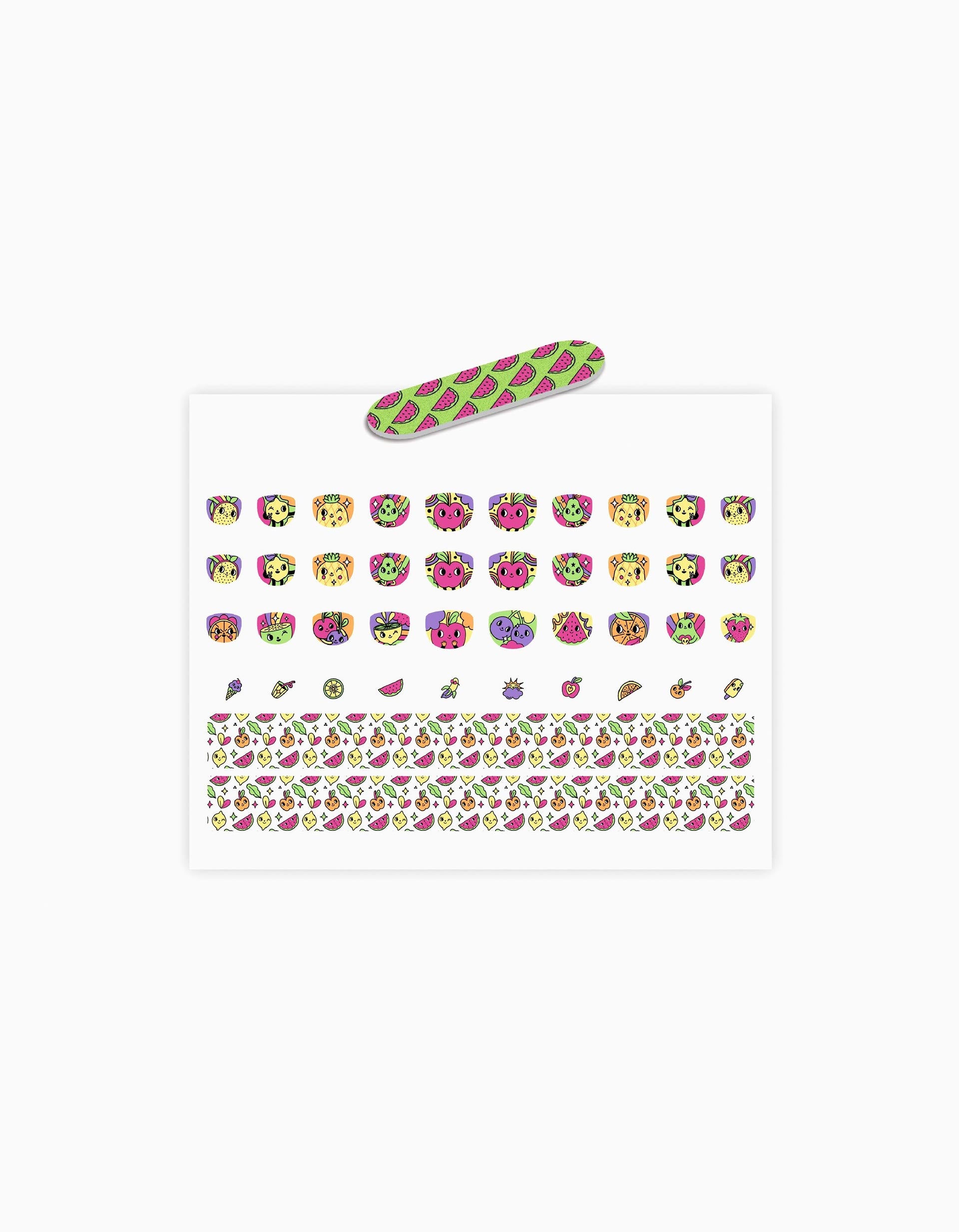 Djeco 4A+ Nail Stickers, Peps Neon