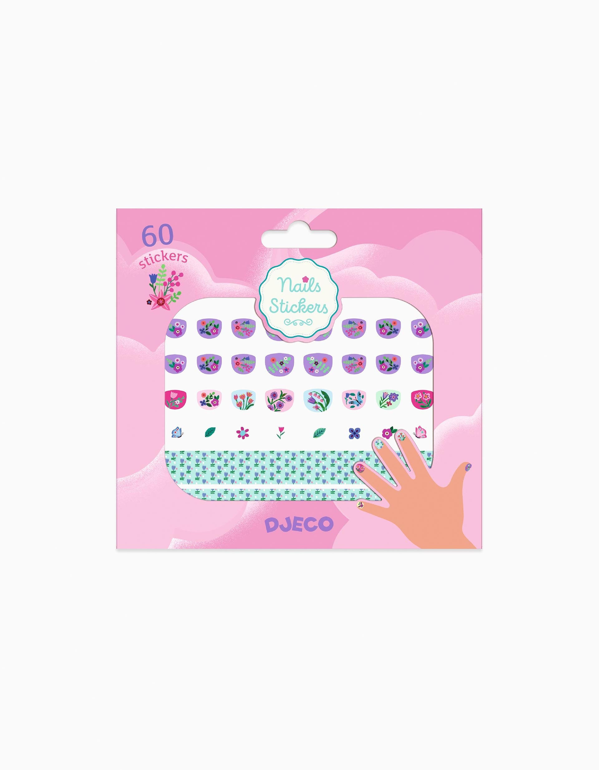 Djeco 4A+ Nail Stickers, Petite Fleur