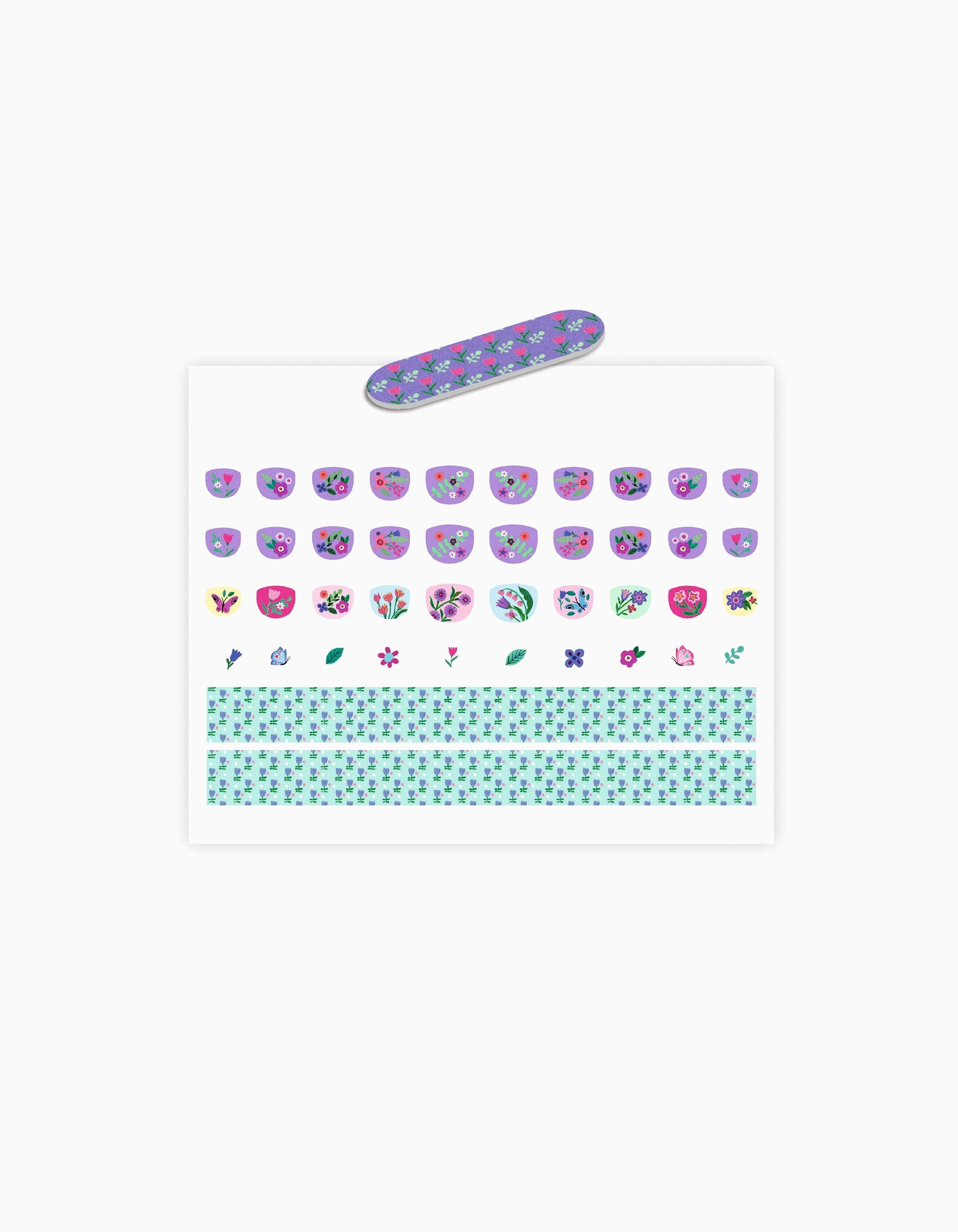 Djeco 4A+ Nail Stickers, Petite Fleur