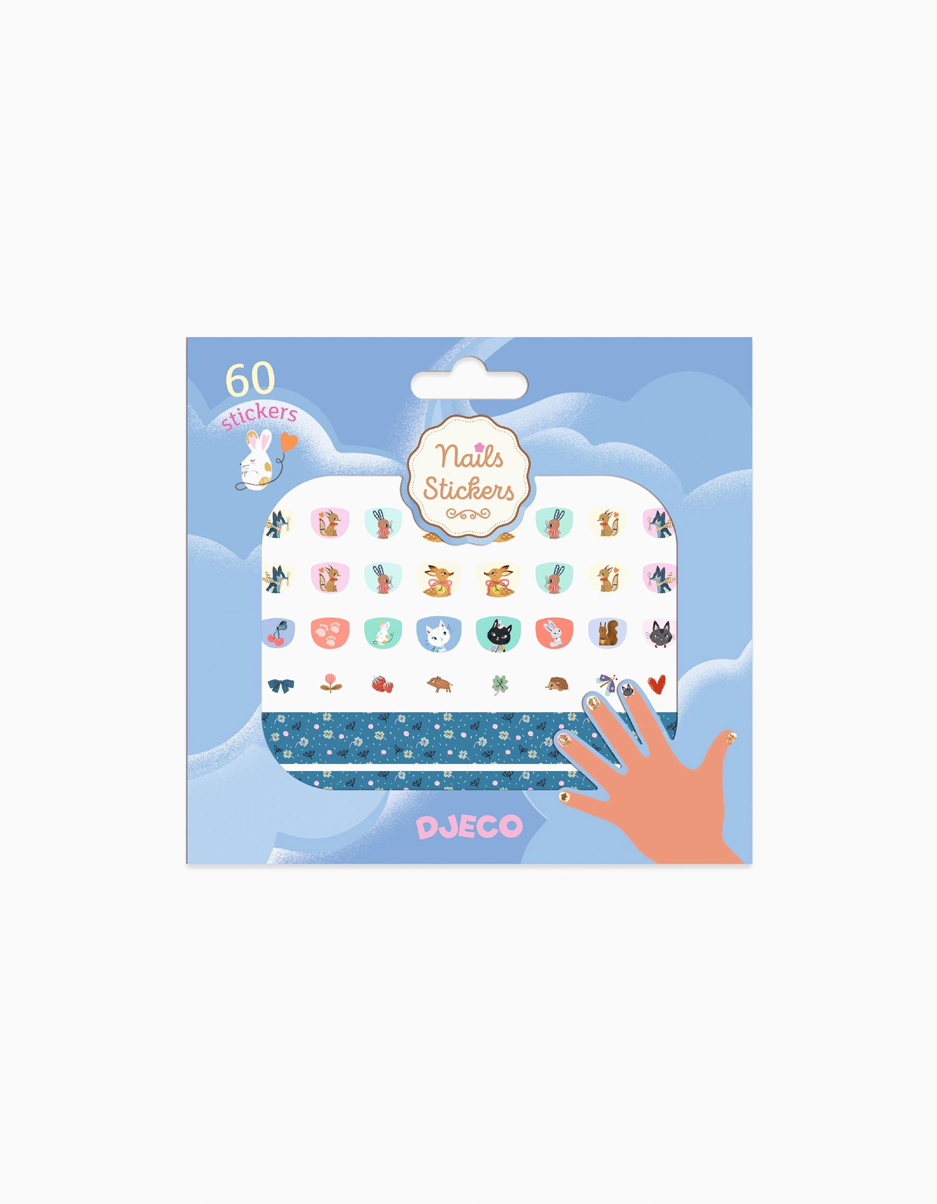 Djeco 4A+ Nail Stickers, Mimi