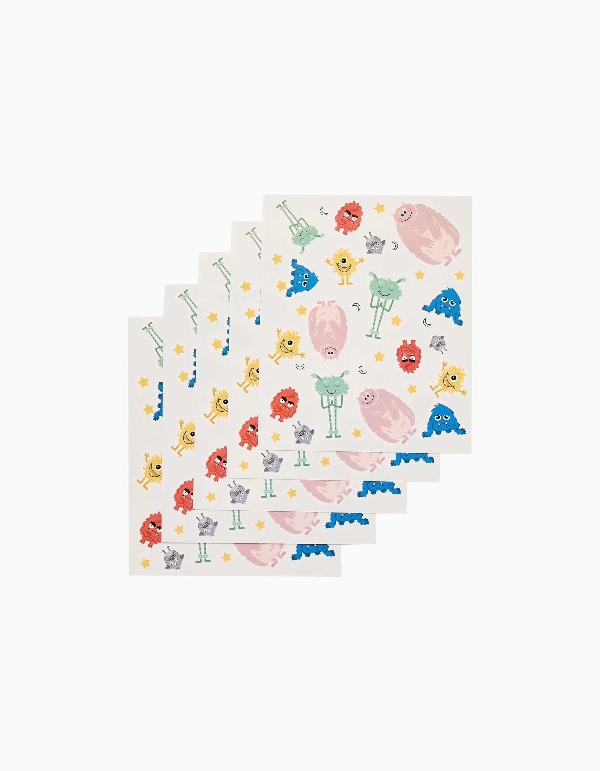 Pack de Tatouages pour Enfant 'Emotions', 5 Feuilles