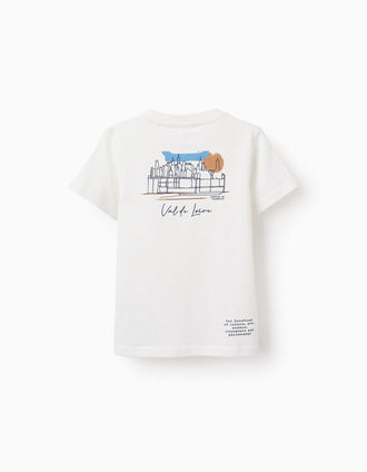 T-shirt de Coton pour Garçon 'Val de Loire', Blanc