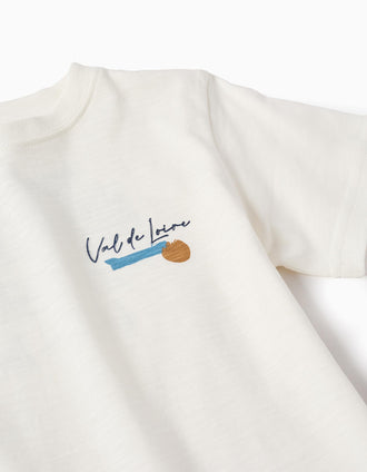 T-shirt de Coton pour Garçon 'Val de Loire', Blanc