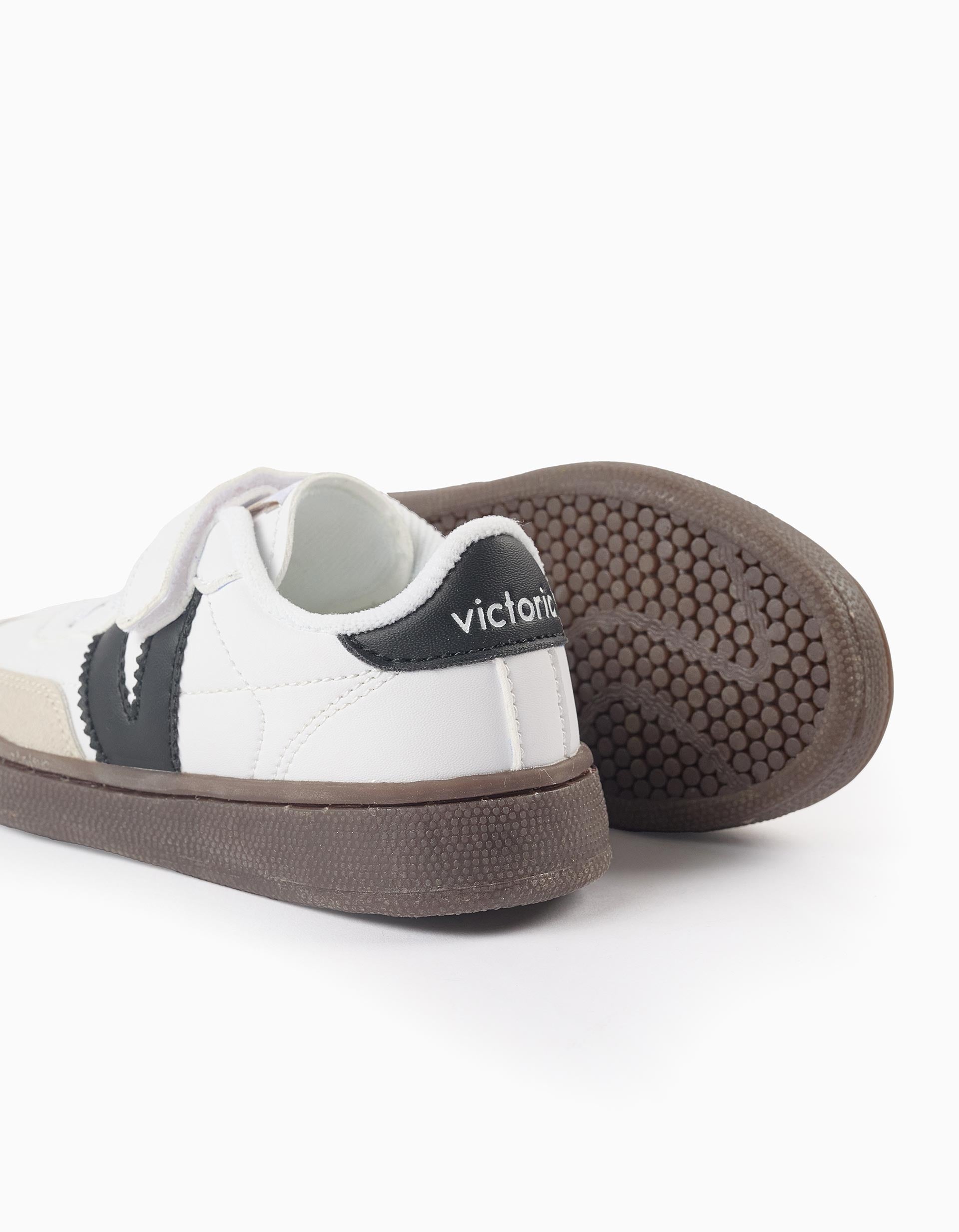 Trainers for Children 'Victoria Oslo', White/Beige/Black