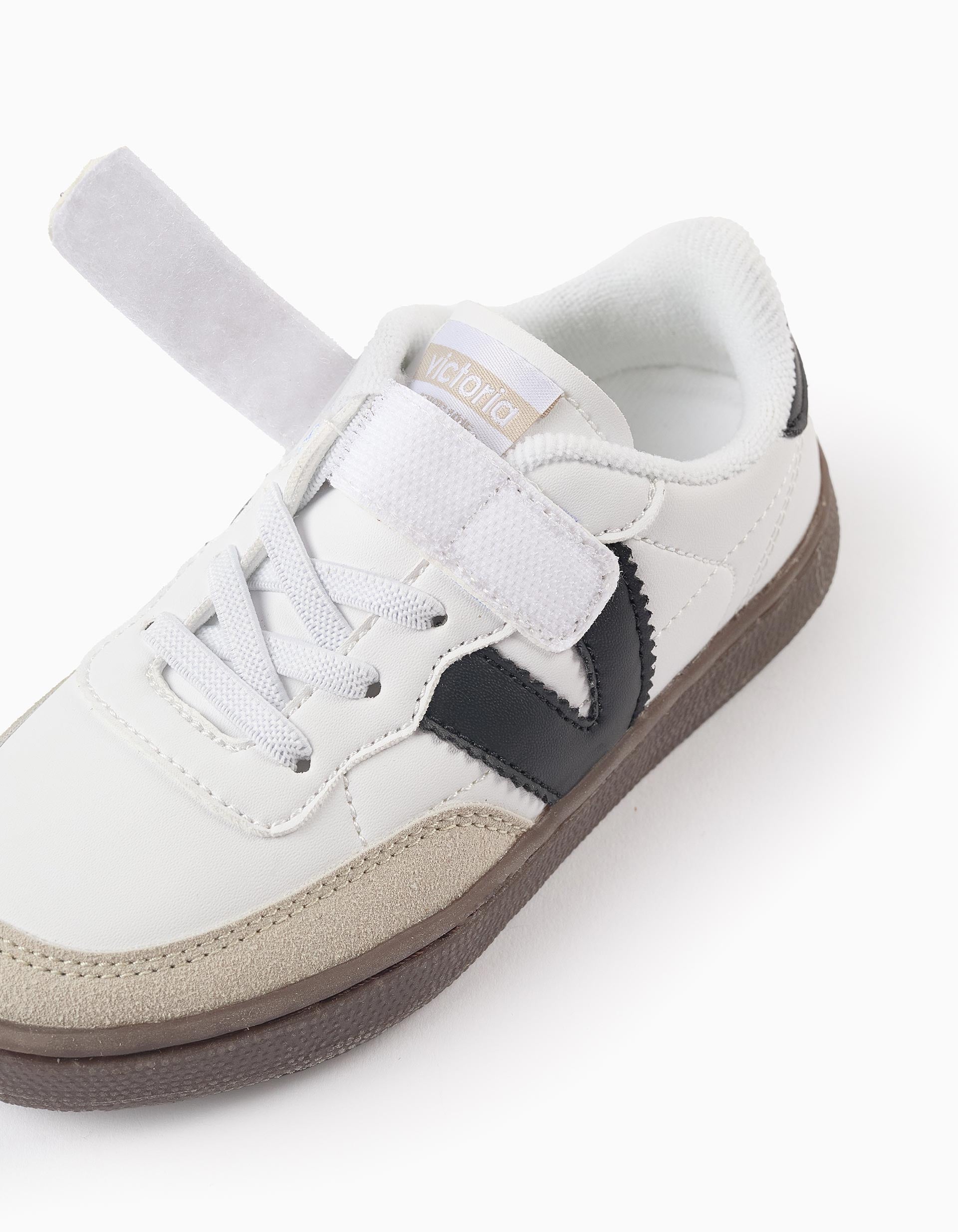 Trainers for Children 'Victoria Oslo', White/Beige/Black