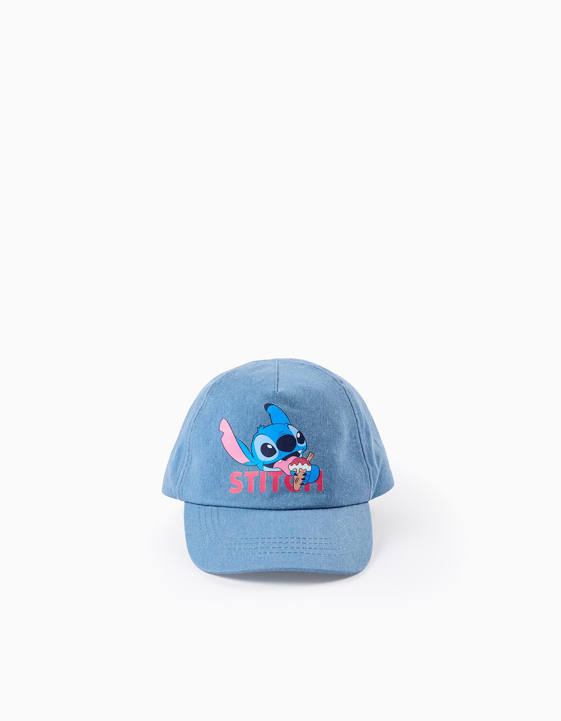 Denim Cap for Girls 'Stitch', Blue