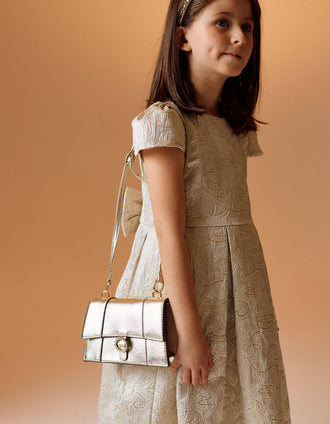 Sac Bandoulière avec Strass pour Fille, Doré