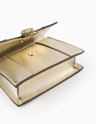 Sac Bandoulière avec Strass pour Fille, Doré