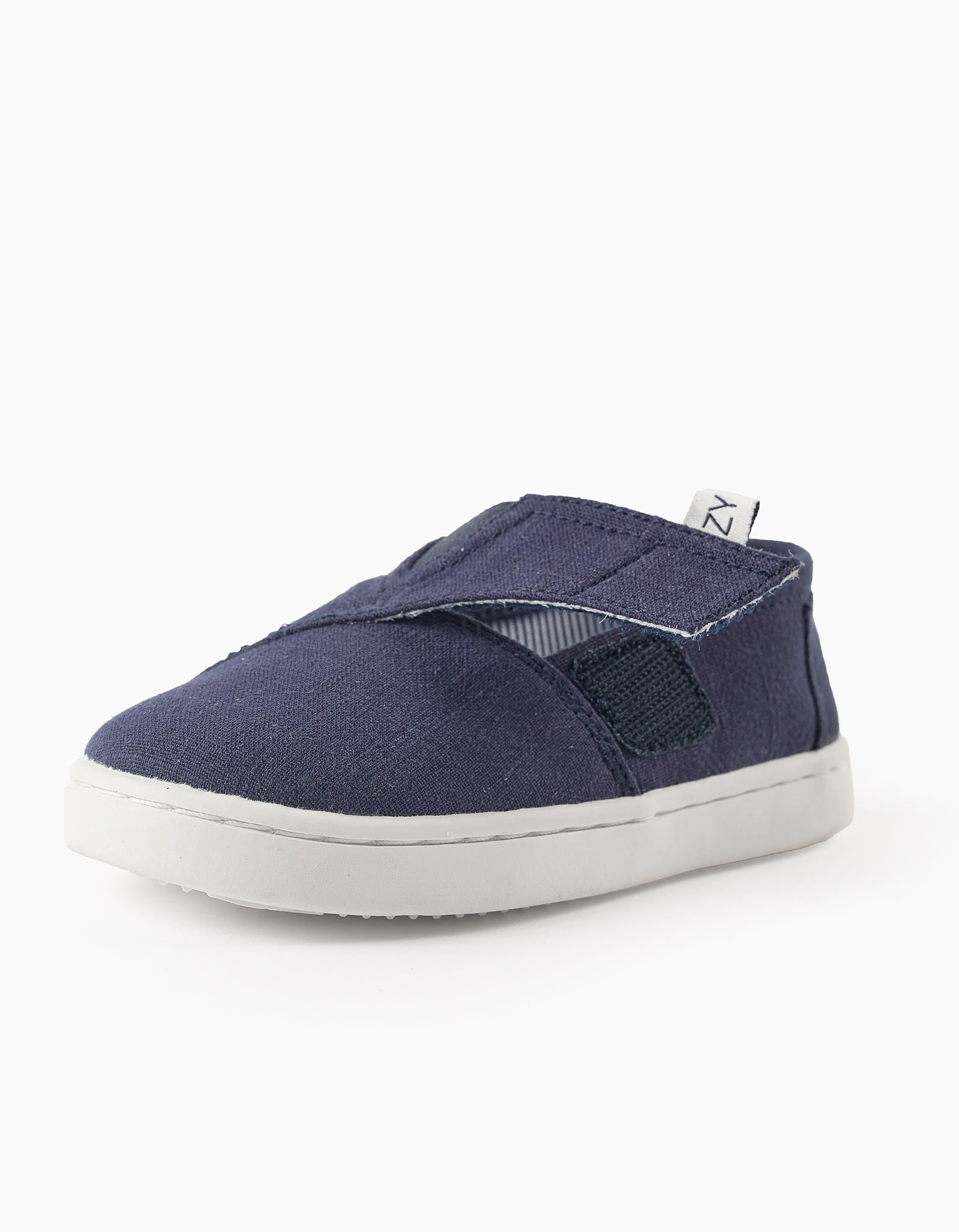 Espadrilles en Toile pour Bébé Garçon, Bleu Foncé