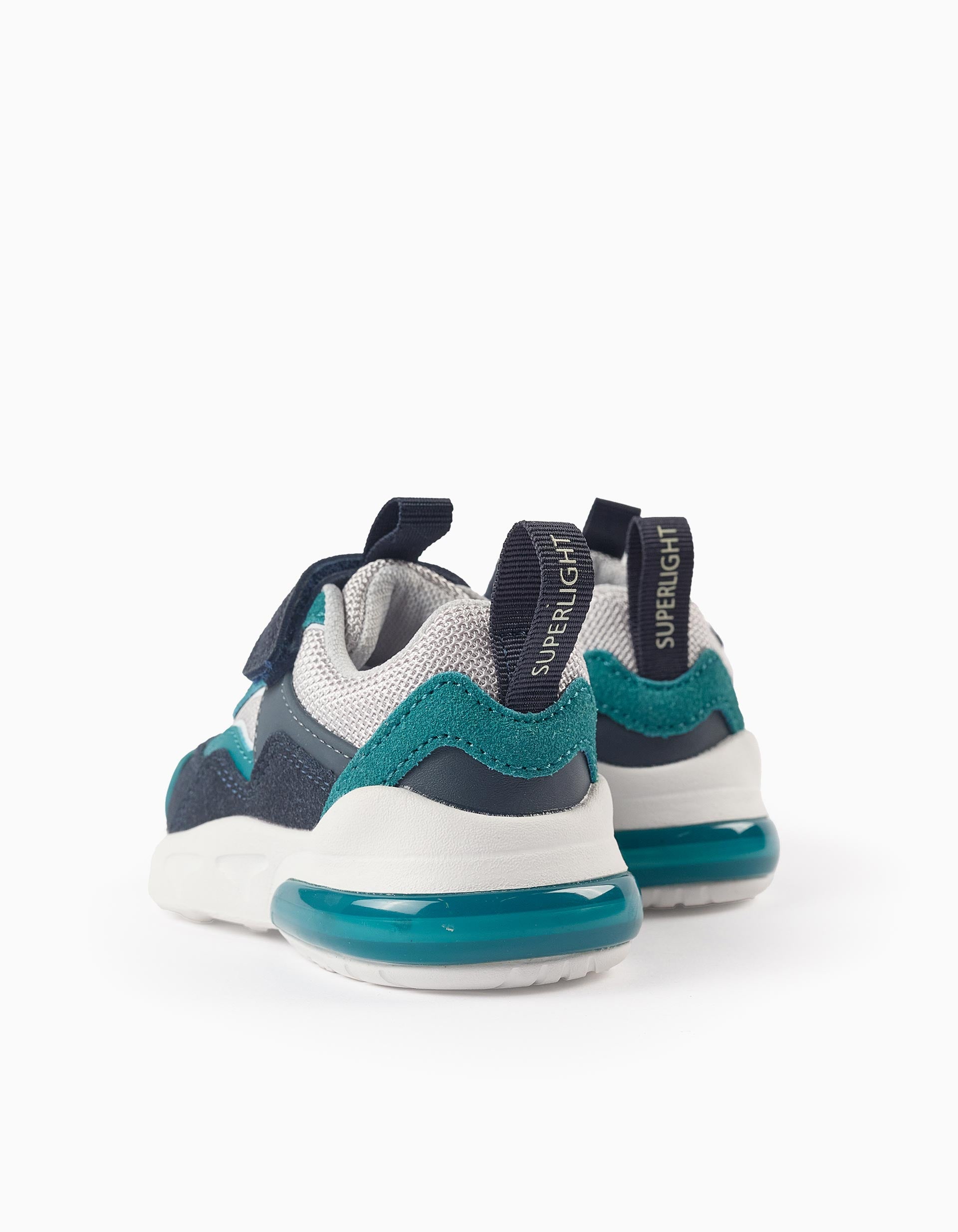 Baskets Lumineuses Bébé Garçon 'ZY Superlight Runner', Bleu/Turquoise