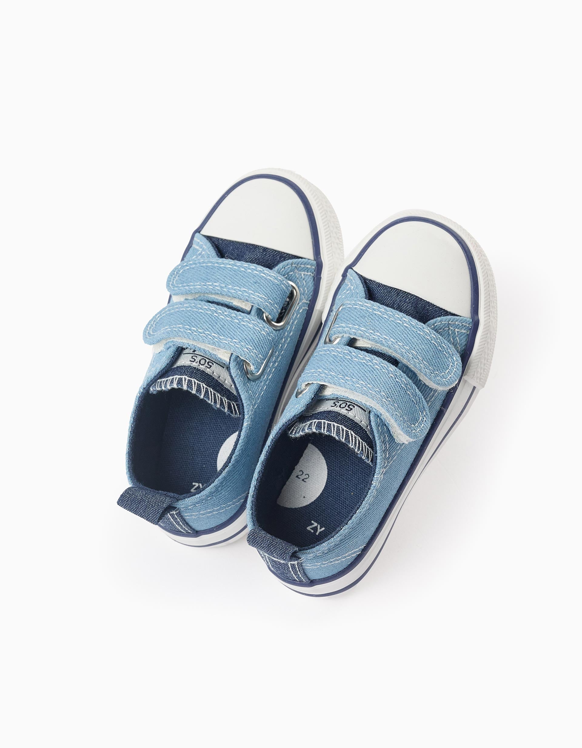 Baskets en Jean pour Bébé '50's Sneakers', Bleu