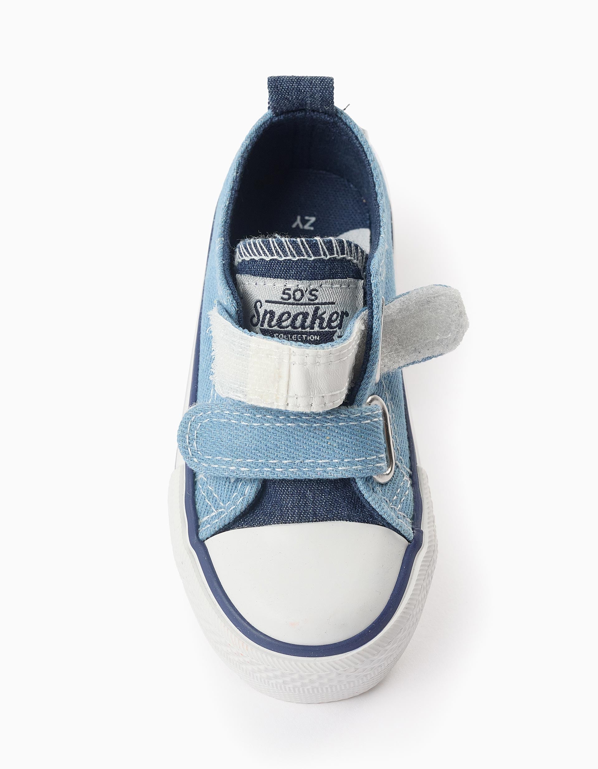 Baskets en Jean pour Bébé '50's Sneakers', Bleu