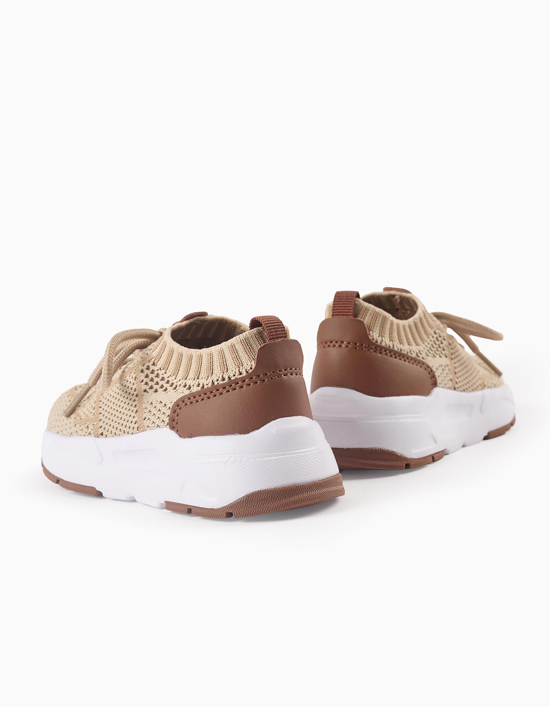 Baskets en Mesh pour Bébé Garçon 'Superlight Runner', Beige/Marron