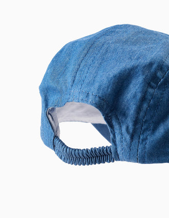 Casquette en Jean Léger pour Bébé Garçon 'Loire', Bleu