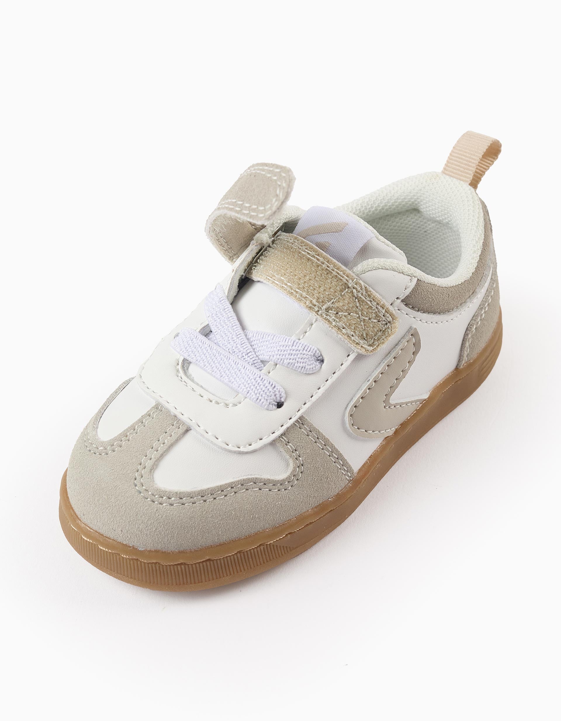 Zapatillas para Bebé Niño 'ZY Move', Blanco/Beige