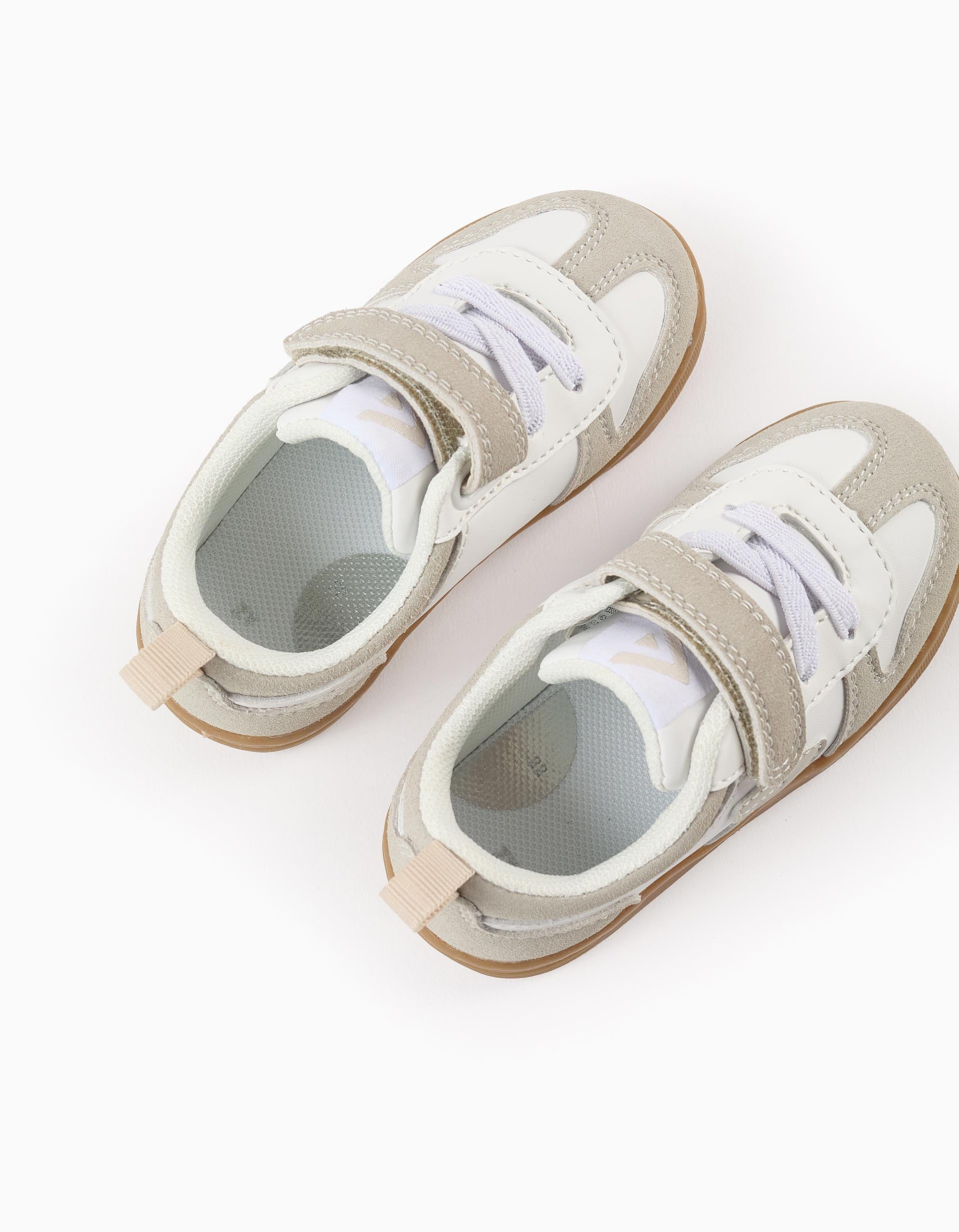 Zapatillas para Bebé Niño 'ZY Move', Blanco/Beige