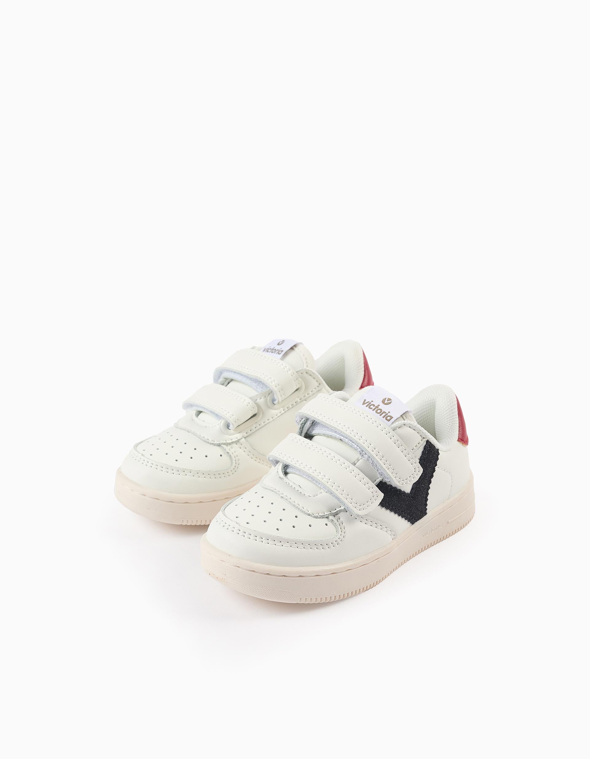 Trainers for Babies and Children 'Victoria Tiempo', White/Red/Black