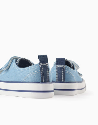 Denim Trainers for Children '50's Sneakers', Blue