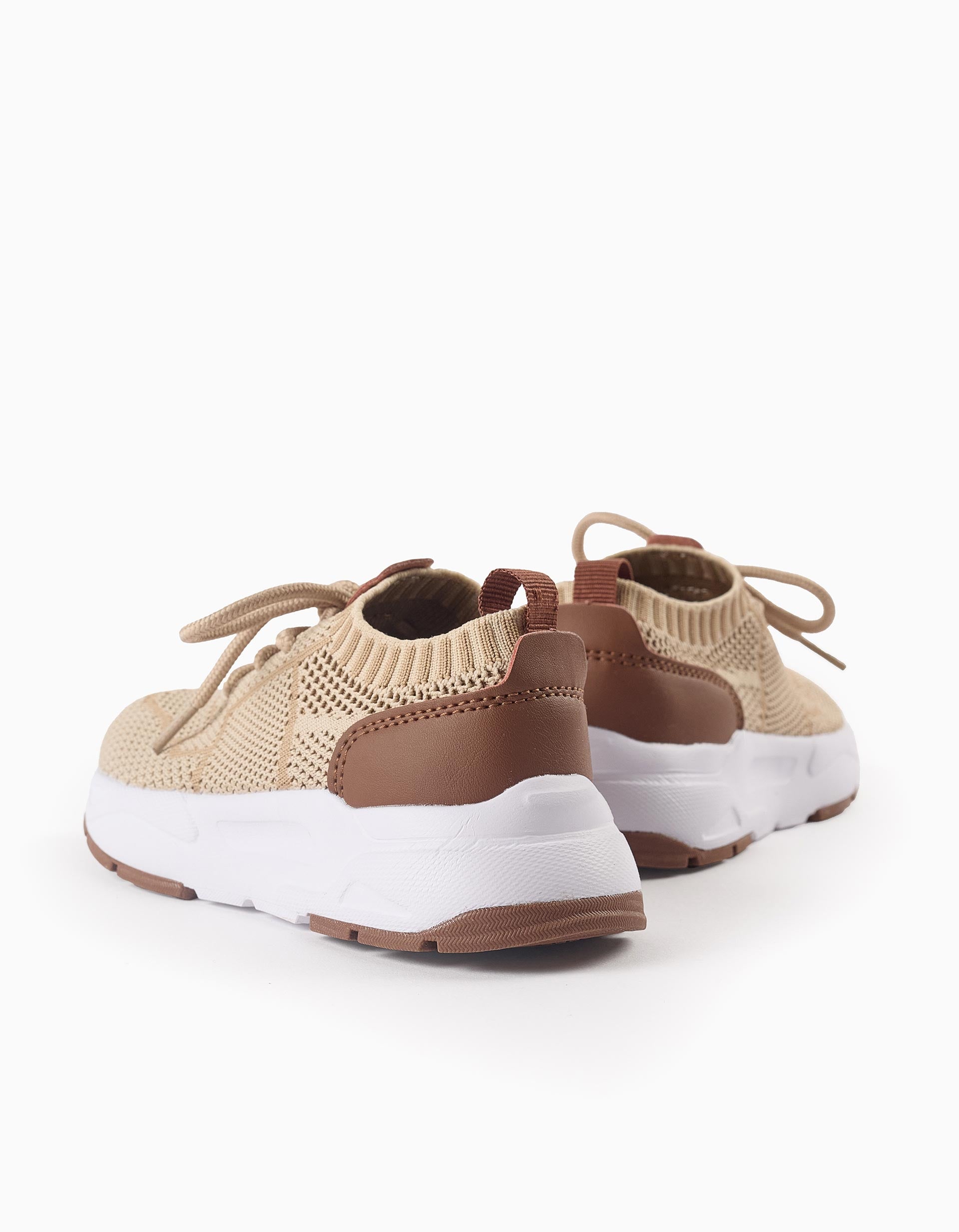 Sapatilhas de Mesh para Menino 'Superlight Runner', Bege/Castanho