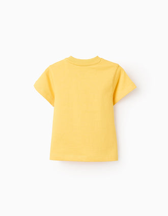 Pack 2 T-shirts de Algodão para Bebé Menino 'Sundream', Cinza/Amarelo