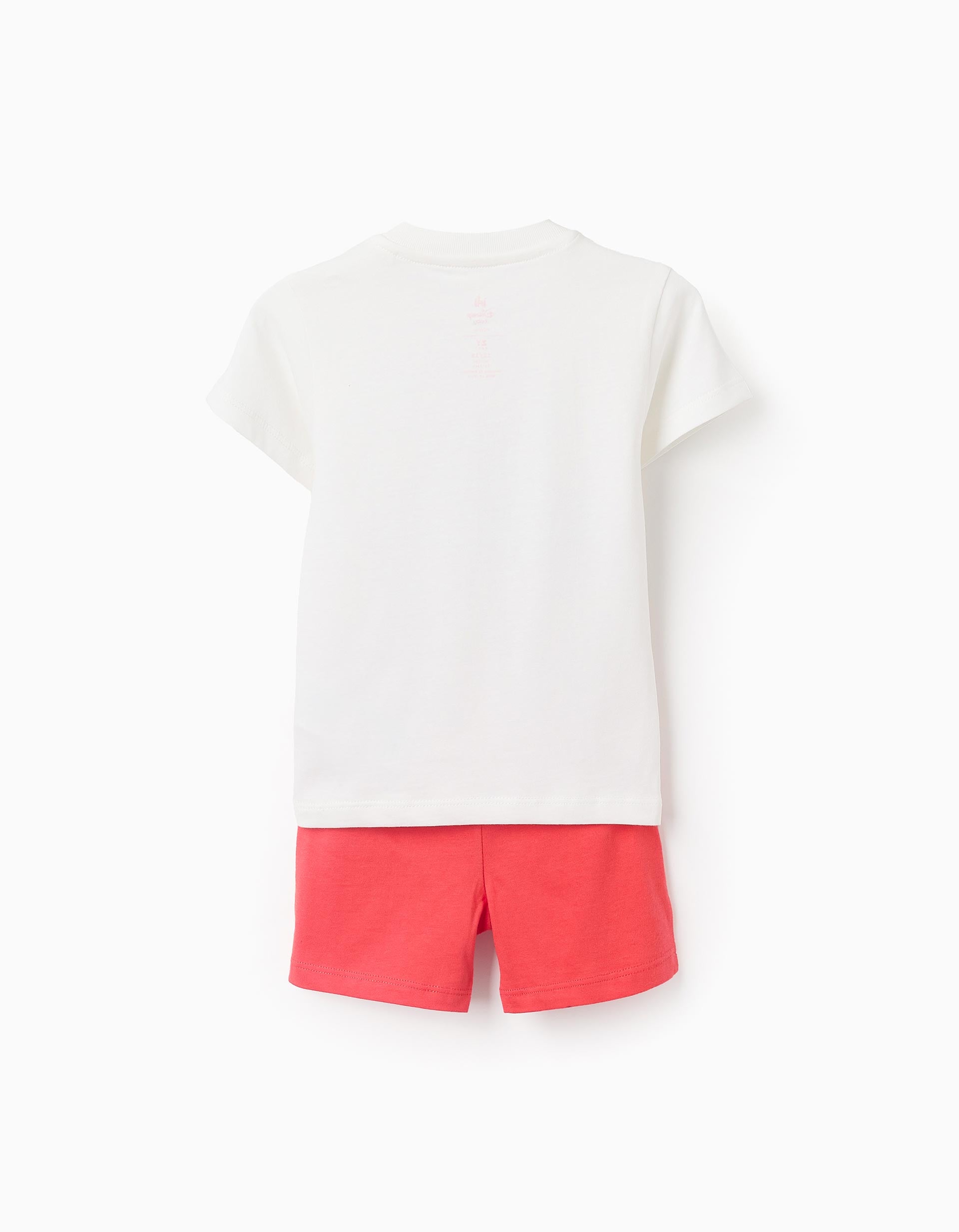 Ensemble T-shirt + Short pour Bébé Garçon 'Mickey', Blanc/Rouge