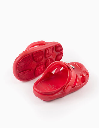 Clogs de Borracha para Bebé Menina 'Minnie', Vermelho