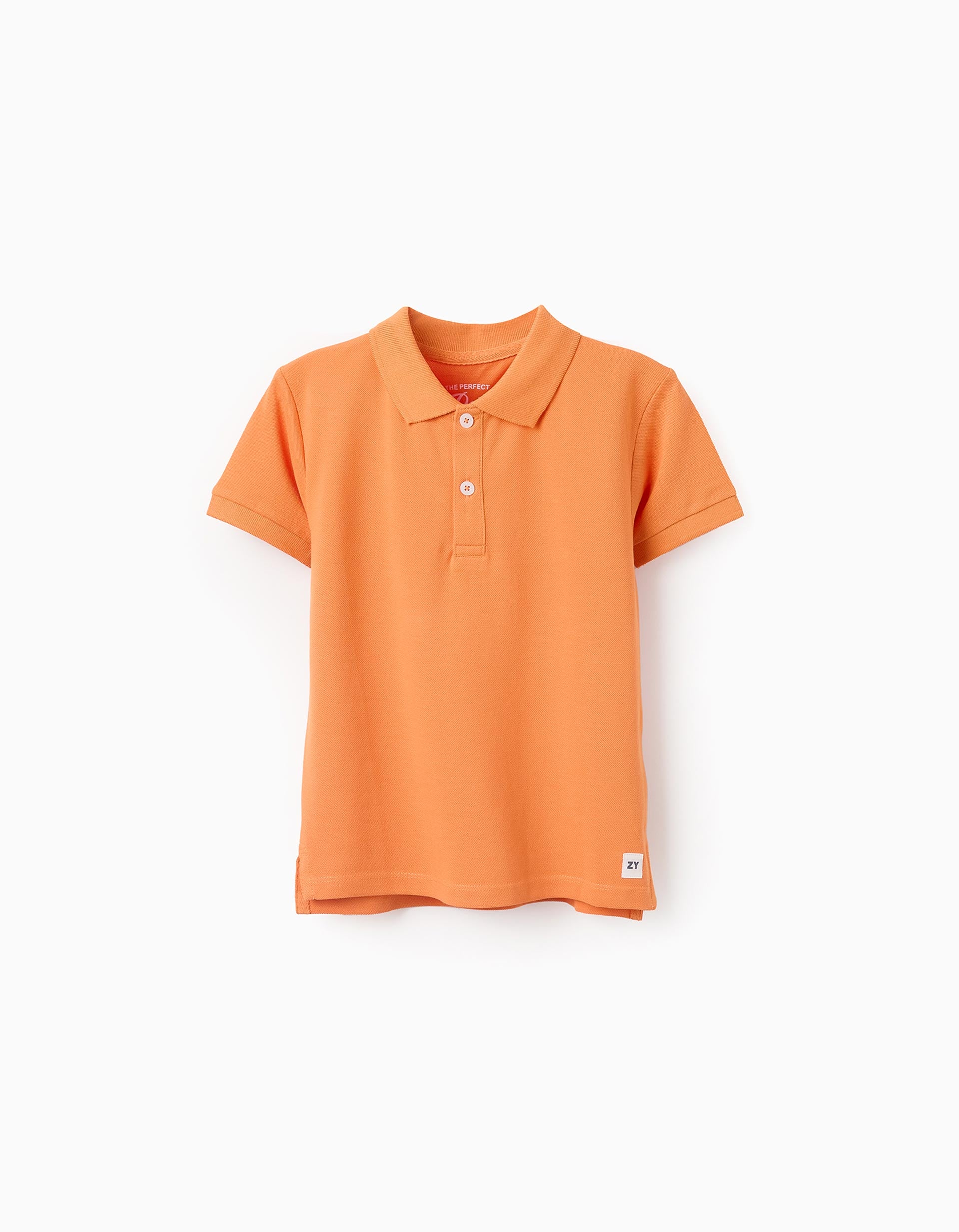 Cotton Polo Shirt for Boys 'ZY', Orange