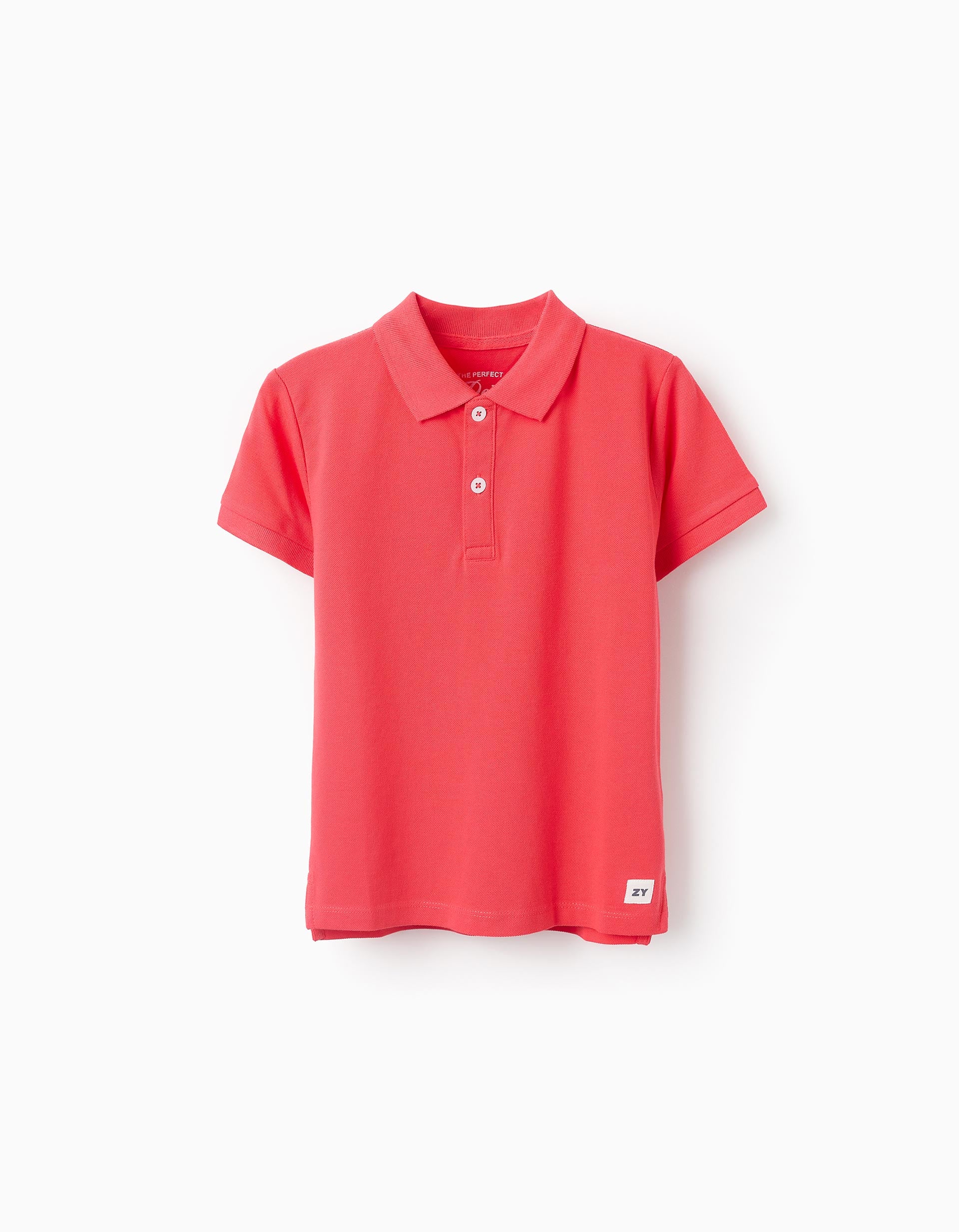 Cotton Polo Shirt for Boys 'ZY', Red