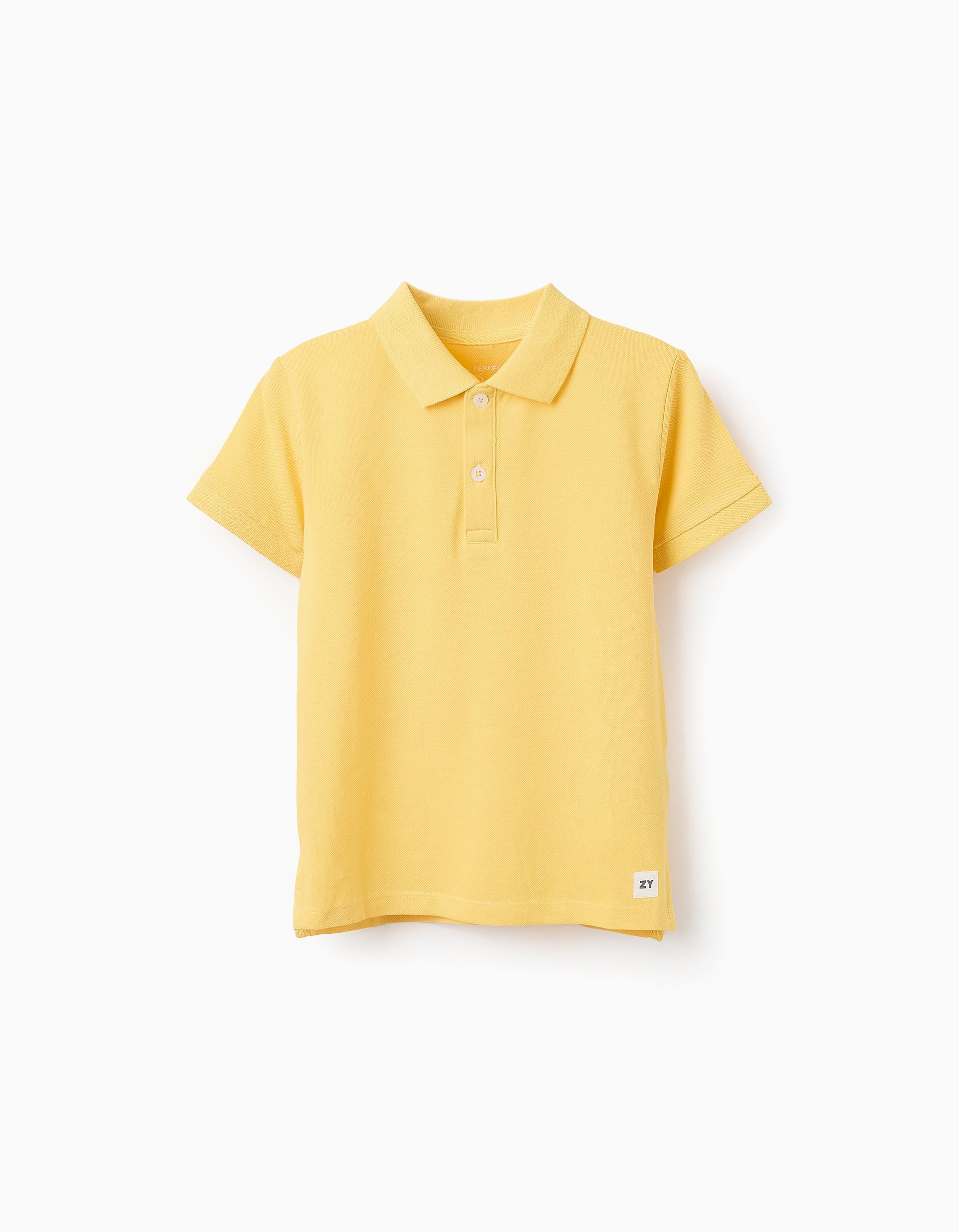 Cotton Polo Shirt for Boys 'ZY', Yellow