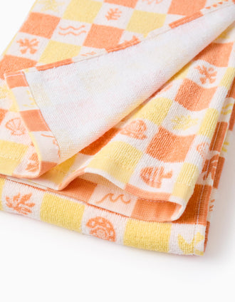 Beach Towel for Children 'Summer', Yellow/Orange