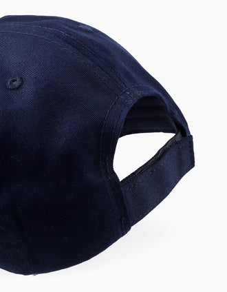 Boné Básico de Algodão para Bebé e Menino, Azul Escuro