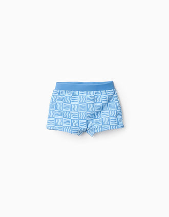 Calções de Banho com Motivo para Bebé Menino 'Ondas', Azul
