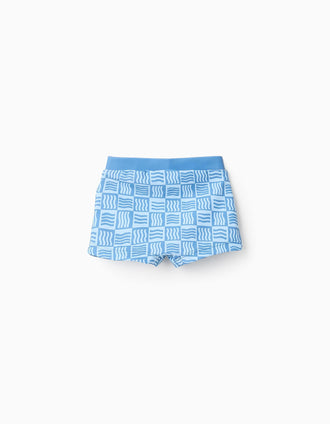 Calções de Banho com Motivo para Bebé Menino 'Ondas', Azul
