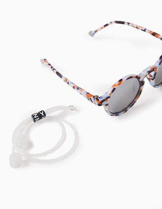Lunettes de Soleil Rondes UV Niveau 3 pour Enfant 5-10A, Multicolore
