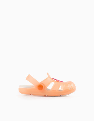 Clogs de Borracha para Bebé Menina 'Estrela do Mar', Coral/Rosa