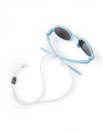 Óculos de Sol Redondos UV Nível 3 Ultraflexíveis para Bebé 3-5A, Azul claro