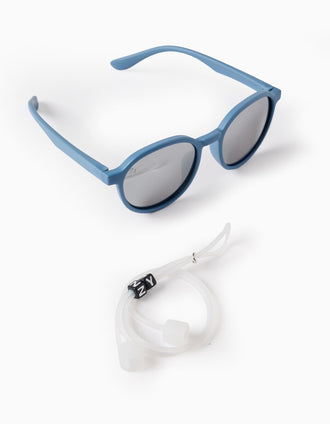 Lunettes de Soleil UV Niveau 3 pour Garçon 5-10A, Bleu