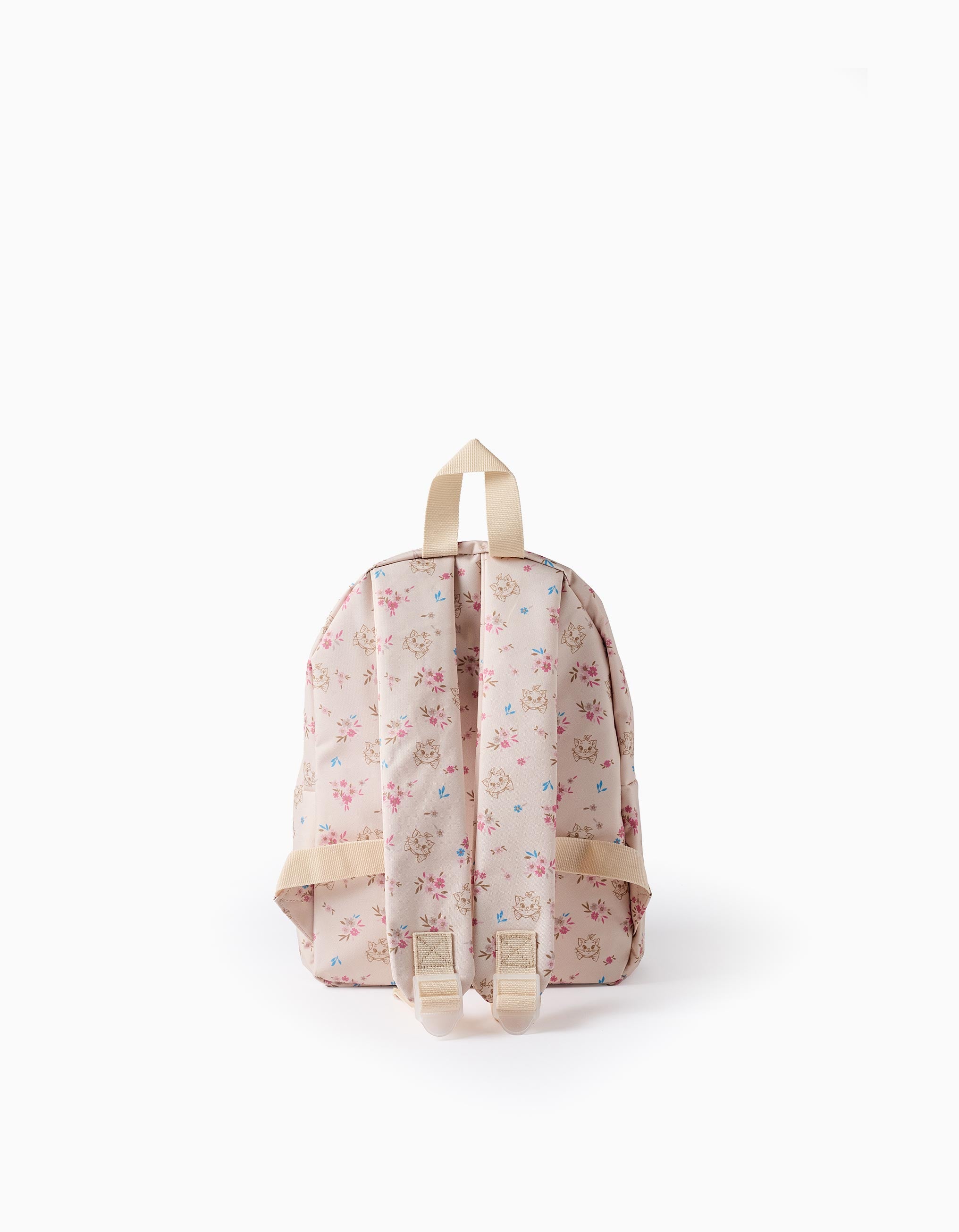 Mochila Floral para Bebé y Niña 'Marie', Beige/Rosa