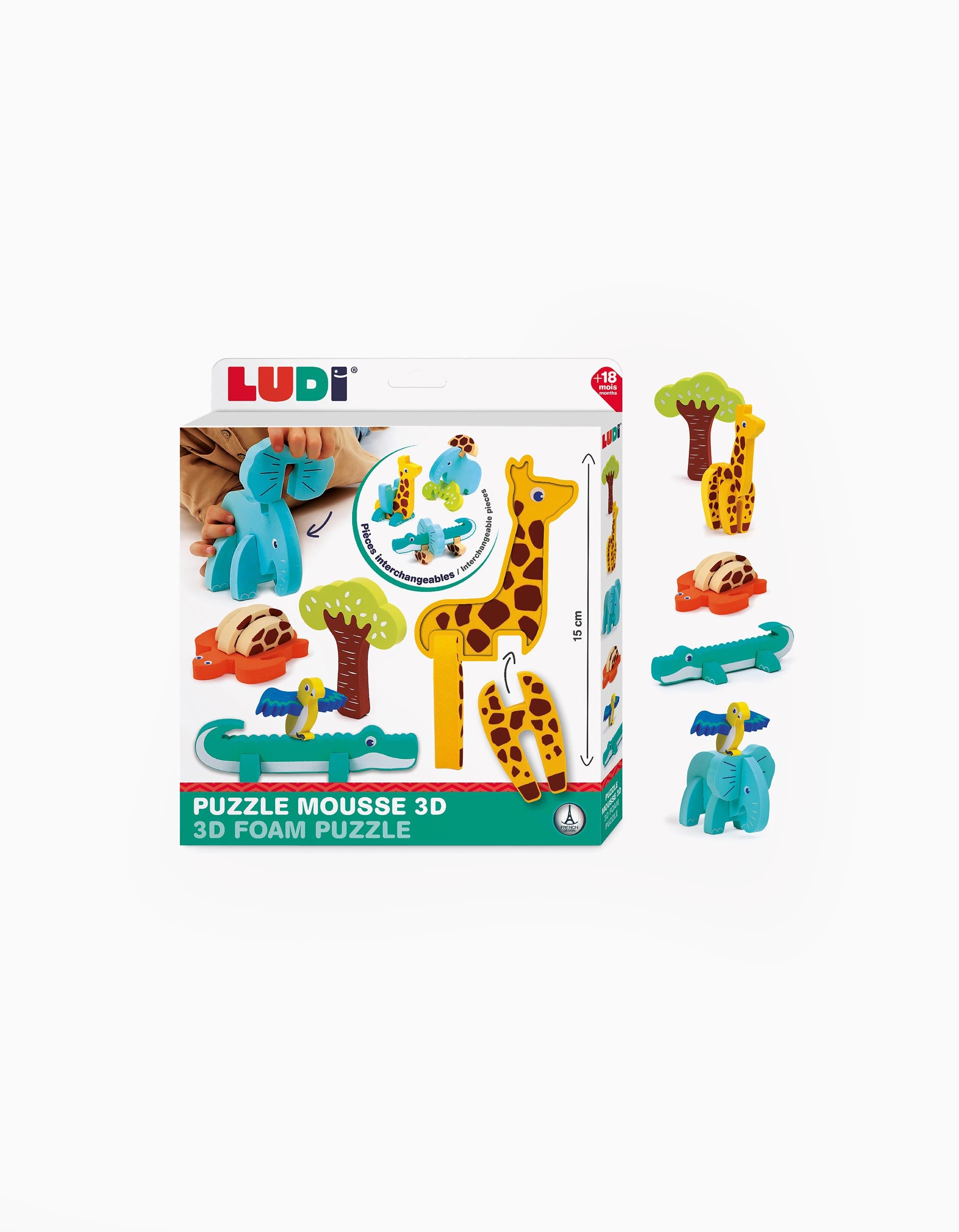 Ludi 3D Puzzle 18M+