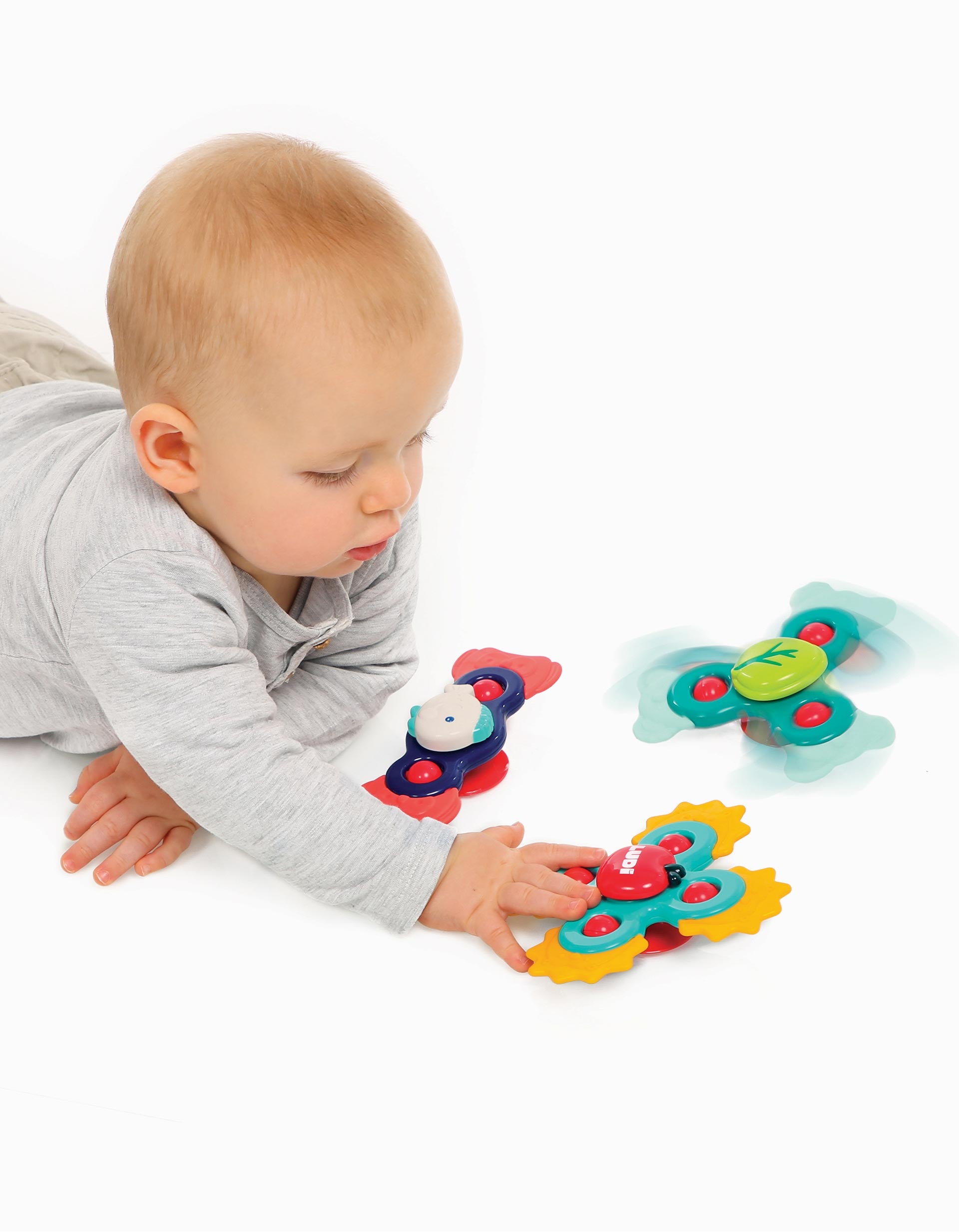 Pack of 3 Ludi Baby Spinners 10M+