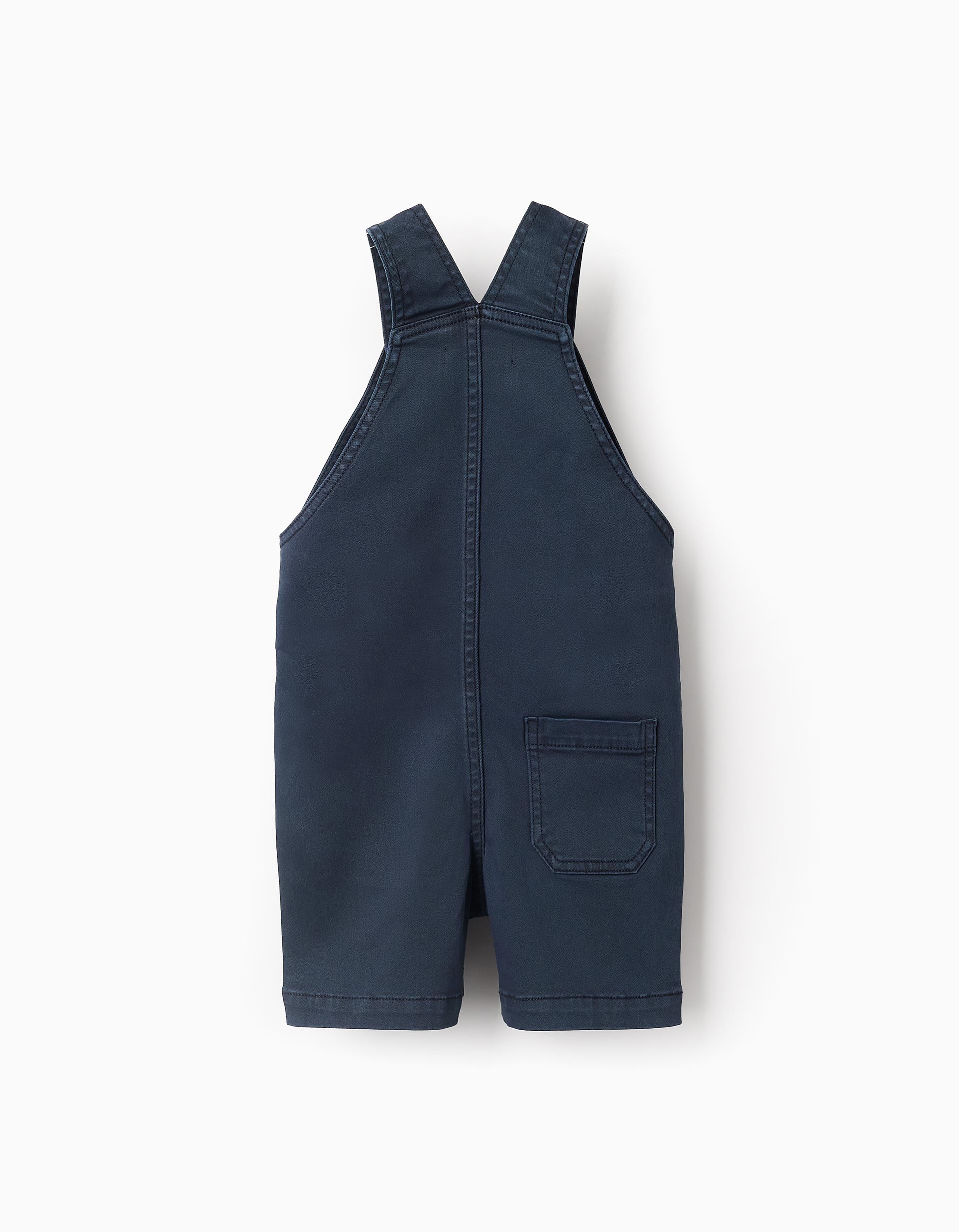 Twill Dungarees for Baby Boys, Dark Blue