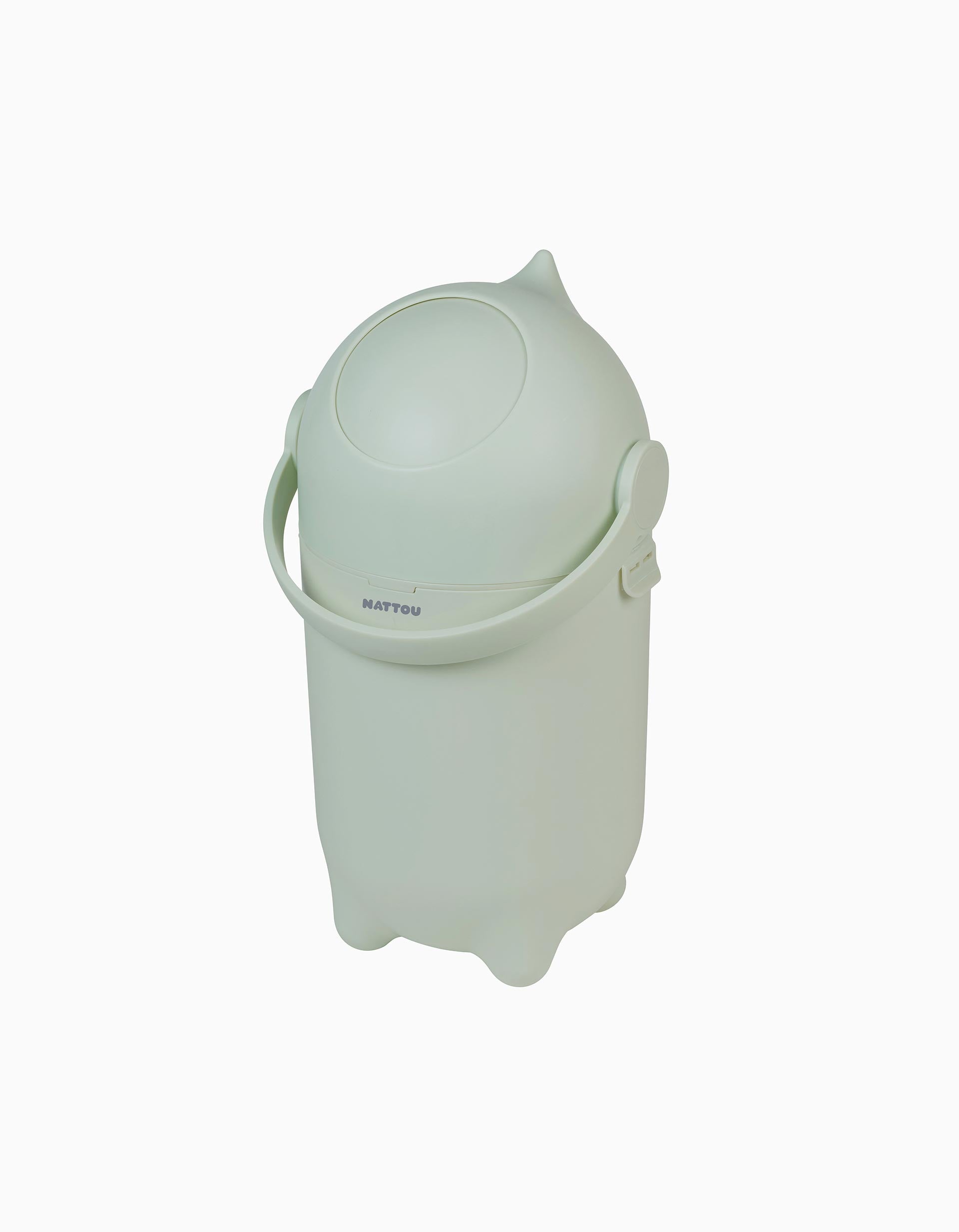 Nattou Dropy Nappy Container, Green