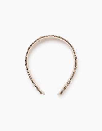Headband with Multicolour Sparkles for Girls, Gold
