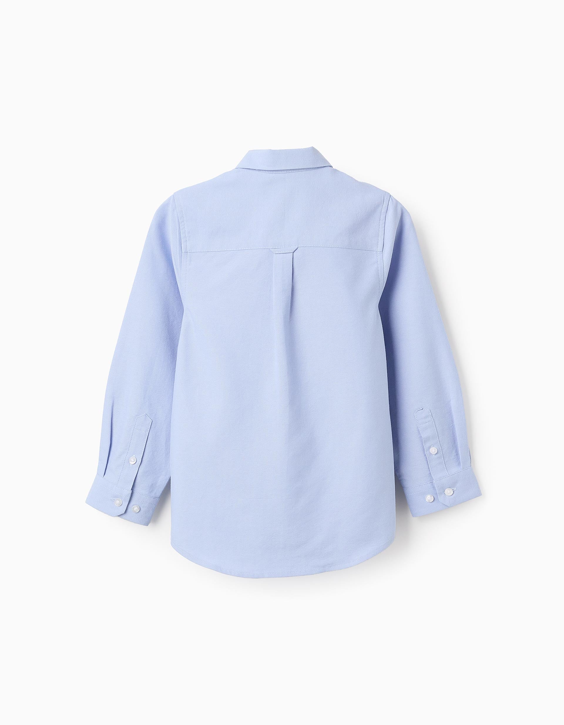 Camisa en Oxford de Algodón para Niño, Azul